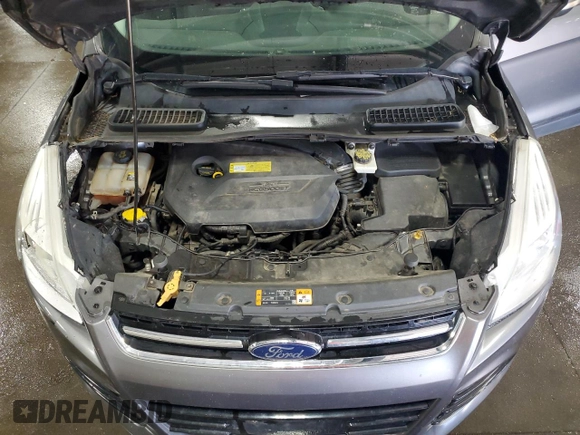 2013 Ford Escape SEL with VIN 1FMCU9HX8DUA34141, listed as a Copart auction lot 59681875 with 182,235 mi miles and Salvage title. Bid and sale history available at DreamBid. Image 12.