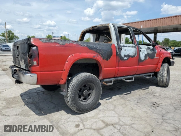 2006 Dodge 2500 SLT with VIN 1D7KS28C06J175175, listed as a Copart auction lot 59174525 with Not provided miles and Non repairable. Bid and sale history available at DreamBid. Image 3.
