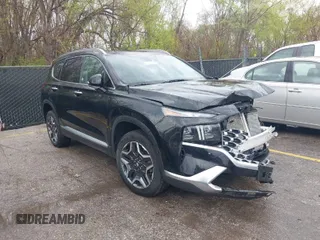 2023 Hyundai Santa Fe Limited with VIN 5NMS4DAL4PH526476, listed as a IAAI auction lot 41957120 with 52,836 mi miles. Bid and sale history available at carsss.com. Image 1.