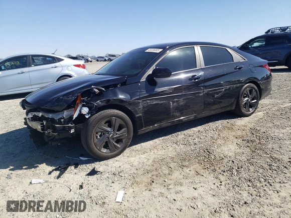 2023 Hyundai Elantra SEL with VIN KMHLM4AGXPU594261, listed as a Copart auction lot 46536065 with 30,633 mi miles and Salvage Title. Bid and sale history available at DreamBid. Image 1.