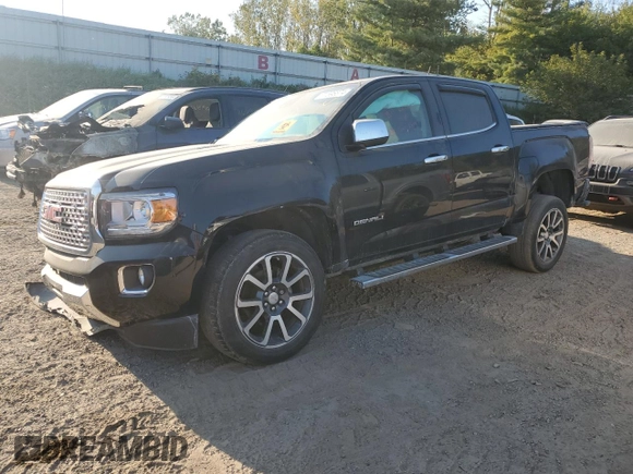 2017 GMC Canyon 4WD Denali with VIN 1GTP6EE18H1258090, listed as a Copart auction lot 71596574 with 0 mi miles and Clean Title. Bid and sale history available at carsss.com. Image 1.