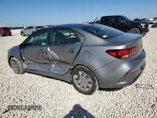 2022 Kia Rio S with VIN 3KPA24ADXNE477511, listed as a Copart auction lot 48555265 with 32,147 mi miles and Salvage Title. Bid and sale history available at carsss.com. Image 2.