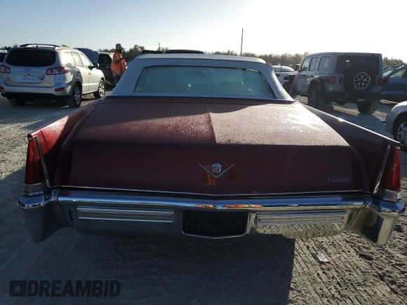 1969 Cadillac DeVille z VIN F9206444, wystawiony jako Copart lot #77397244 z przebiegiem 5 217 mil mil oraz Szkoda całkowita • Salvage title. Historia ofert i sprzedaży dostępna na DreamBid. Obrazek 6.