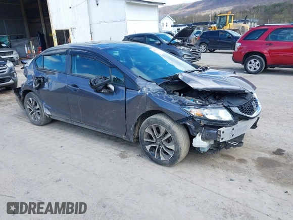 2014 Honda Civic Sedan EX with VIN 19XFB2F83EE071169, listed as a IAAI auction lot 41974108 with 73,885 mi miles. Bid and sale history available at carsss.com. Image 1.