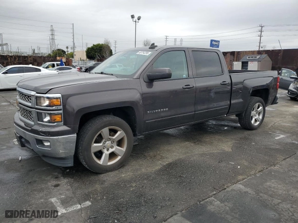 2015 Chevrolet Silverado 1500 LT with VIN 3GCPCREC0FG370401, listed as a Copart auction lot 48754295 with 115,617 mi miles and Salvage Title. Bid and sale history available at carsss.com. Image 1.