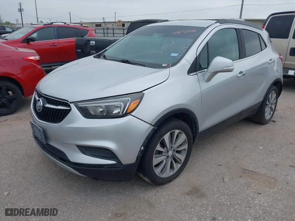 2018 Buick Encore Preferred with VIN KL4CJASB4JB516201, listed as a IAAI auction lot 41872406 with 147,138 mi miles. Bid and sale history available at carsss.com. Image 19.