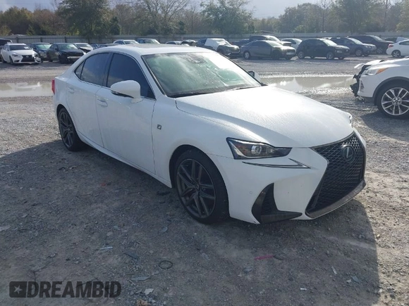 2020 Lexus IS with VIN JTHGA1D28L5101614, listed as a IAAI auction lot 41783627 with 66,400 mi miles. Bid and sale history available at carsss.com. Image 1.
