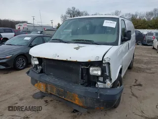 2008 Chevrolet Express Cargo Van with VIN 1GCGG25C081217403, listed as a IAAI auction lot 41470035 with 0 mi miles. Bid and sale history available at carsss.com. Image 18.
