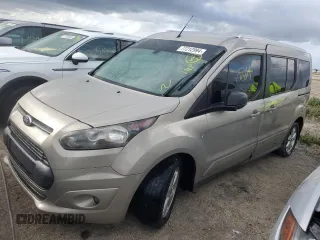 2015 Ford Transit Connect XLT z VIN NM0GE9F77F1182823, wystawiony jako Copart lot #58247825 z przebiegiem Nie podano mil oraz Nie do naprawy • Non repairable. Historia ofert i sprzedaży dostępna na DreamBid. Obrazek 1.