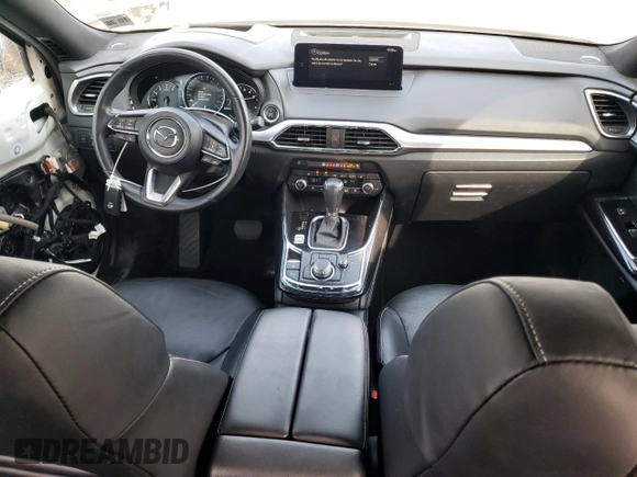 2021 Mazda CX-9 Carbon Edition with VIN JM3TCADY0M0501249, listed as a Copart auction lot 48325835 with 50,243 mi miles and Salvage Title. Bid and sale history available at carsss.com. Image 8.