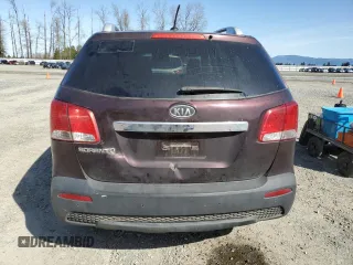 2011 Kia Sorento LX with VIN 5XYKT4A20BG083899, listed as a Copart auction lot 51536675 with 211,323 mi miles and Clean Title. Bid and sale history available at DreamBid. Image 6.