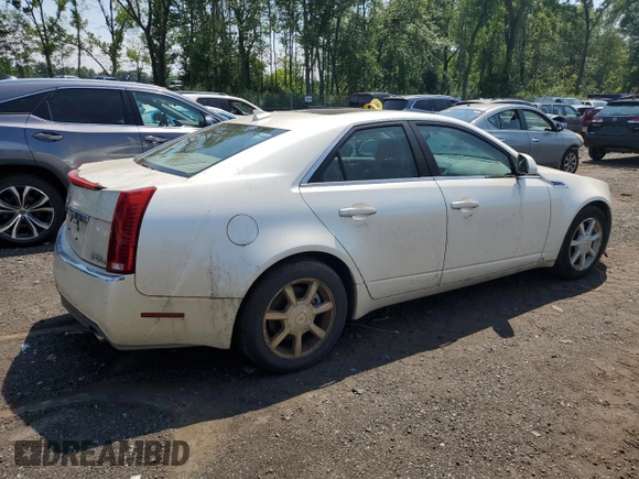 2009 Cadillac CTS AWD w/1SA with VIN 1G6DH577990120602, listed as a Copart auction lot 60110354 with 0 mi miles and Clean Title. Bid and sale history available at carsss.com. Image 3.