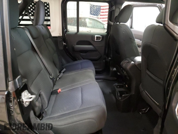 2020 Jeep Wrangler Unlimited Sahara with VIN 1C4HJXEN4LW197432, listed as a Copart auction lot 85992204 with 46,523 mi miles and Salvage Title. Bid and sale history available at carsss.com. Image 11.