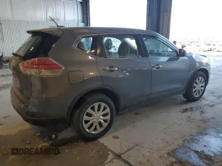 2015 Nissan Rogue S with VIN KNMAT2MT9FP541818, listed as a Copart auction lot 49122455 with 192,297 mi miles and Clean Title. Bid and sale history available at carsss.com. Image 3.