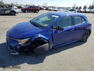 2025 Toyota Corolla Hatchback XSE with VIN JTNC4MBE0S3233763, listed as a Copart auction lot 72990124 with NaN miles and Salvage Title. Bid and sale history available at carsss.com. Image 1.