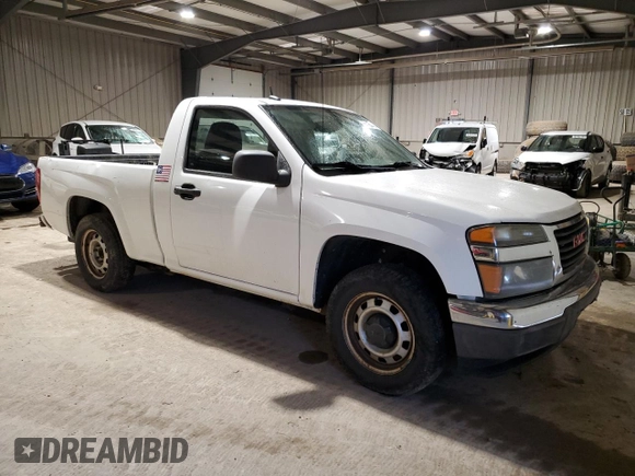 2010 GMC Canyon with VIN 1GTCSBD90A8112618, listed as a Copart auction lot 84184414 with 135,683 mi miles and Salvage title. Bid and sale history available at DreamBid. Image 4.
