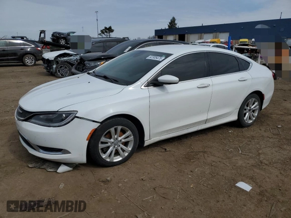 2015 Chrysler 200 Limited with VIN 1C3CCCAB6FN612192, listed as a Copart auction lot 52305475 with 153,135 mi miles and Clean Title. Bid and sale history available at carsss.com. Image 1.
