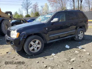 2007 Jeep Grand Cherokee Laredo with VIN 1J8HR48P87C570895, listed as a Copart auction lot 49282425 with 116,444 mi miles and Clean Title. Bid and sale history available at carsss.com. Image 1.