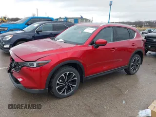 2023 Mazda CX-5 S Premium with VIN JM3KFBDM1P0258786, listed as a IAAI auction lot 41416947 with 28,157 mi miles and . Bid and sale history available at DreamBid. Image 18.