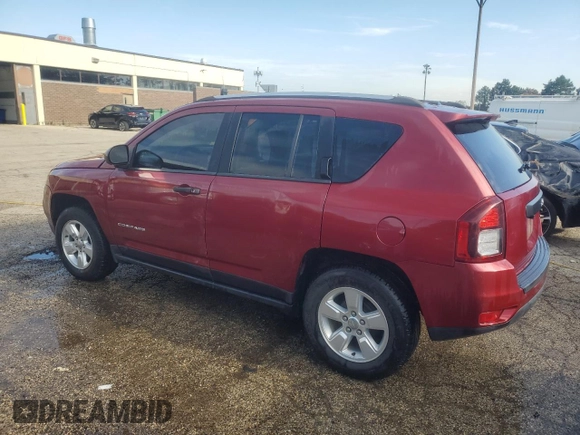2016 Jeep Compass Sport z VIN 1C4NJCBA2GD575407, wystawiony jako Copart lot #62019065 z przebiegiem 116 721 mil mil oraz Czysty tytuł • Clean title. Historia ofert i sprzedaży dostępna na DreamBid. Obrazek 2.