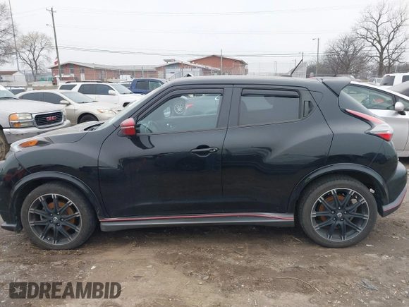 2015 Nissan Juke S with VIN JN8AF5MVXFT561730, listed as a IAAI auction lot 41497780 with 54,408 mi miles and . Bid and sale history available at carsss.com. Image 14.