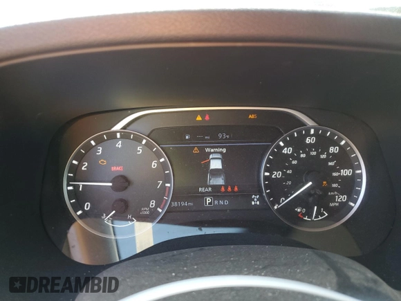2023 Nissan Frontier Pro-4X with VIN 1N6ED1EK4PN658425, listed as a Copart auction lot 51006795 with 38,194 mi miles and Salvage title. Bid and sale history available at DreamBid. Image 9.