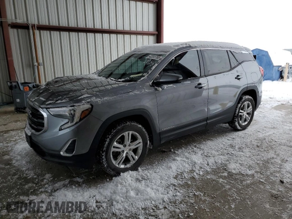 2019 GMC Terrain SLE with VIN 3GKALTEV0KL150105, listed as a Copart auction lot 42241765 with 99,928 mi miles and Salvage title. Bid and sale history available at DreamBid. Image 1.
