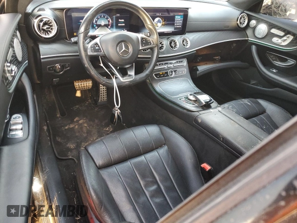 2018 Mercedes-Benz E-Class E 400 with VIN WDD1J6FB6JF026006, listed as a Copart auction lot 43677805 with 67,482 mi miles and Salvage Title. Bid and sale history available at carsss.com. Image 8.