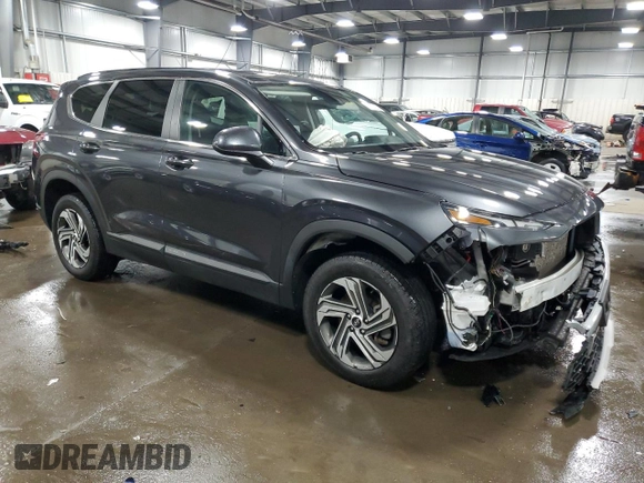 2022 Hyundai Santa Fe SE with VIN 5NMS1DAJ9NH429164, listed as a Copart auction lot 43921085 with 50,467 mi miles and Salvage Title. Bid and sale history available at carsss.com. Image 4.