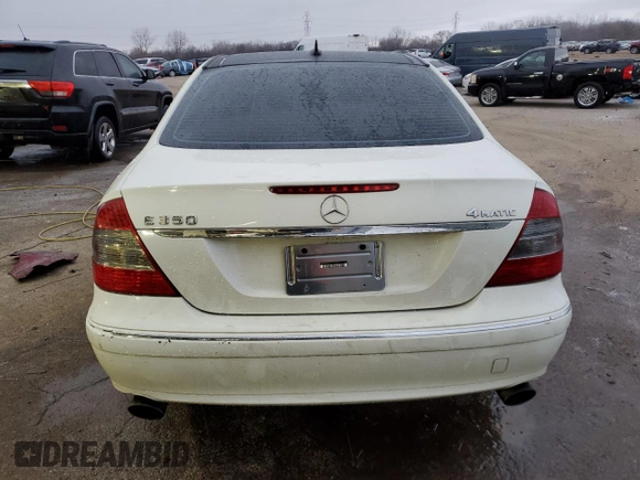 2007 Mercedes-Benz E-Class 3.5L with VIN WDBUF87X37X219746, listed as a Copart auction lot 45037495 with 157,384 mi miles and Salvage Title. Bid and sale history available at carsss.com. Image 6.