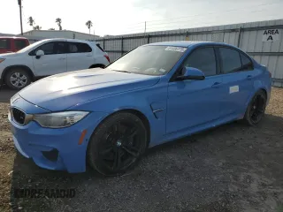 2016 BMW M3 z VIN WBS8M9C51G5D30709, wystawiony jako Copart lot #51336775 z przebiegiem Nie podano mil oraz Szkoda całkowita • Salvage title. Historia ofert i sprzedaży dostępna na DreamBid. Obrazek 1.