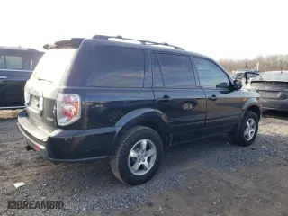 2008 Honda Pilot EX-L with VIN 5FNYF18738B040675, listed as a Copart auction lot 46696985 with 225,399 mi miles and Salvage Title. Bid and sale history available at carsss.com. Image 3.