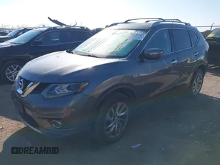 2014 Nissan Rogue S with VIN 5N1AT2MV8EC795457, listed as a IAAI auction lot 41614707 with 129,630 mi miles. Bid and sale history available at carsss.com. Image 2.