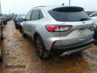 2020 Ford Escape Titanium Hybrid with VIN 1FMCU0DZ8LUB13911, listed as a IAAI auction lot 41249498 with 64,108 mi miles and . Bid and sale history available at DreamBid. Image 3.