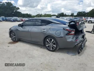 2020 Nissan Maxima SV with VIN 1N4AA6CV2LC364053, listed as a Copart auction lot 61956855 with 110,396 mi miles and Salvage title. Bid and sale history available at DreamBid. Image 2.
