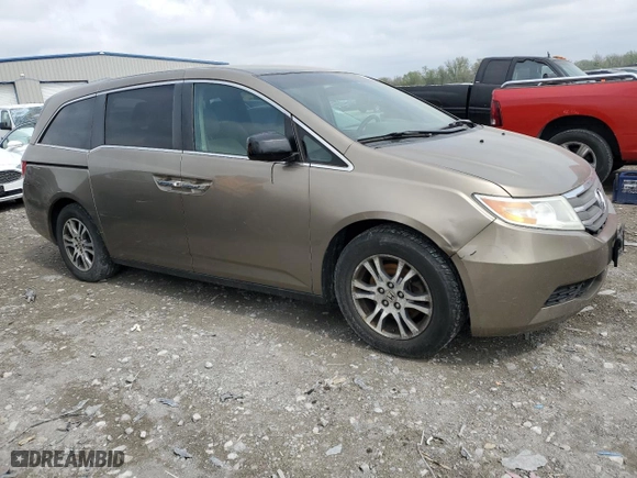 2012 Honda Odyssey EX with VIN 5FNRL5H41CB043500, listed as a Copart auction lot 52596545 with 235,115 mi miles and Clean Title. Bid and sale history available at carsss.com. Image 4.