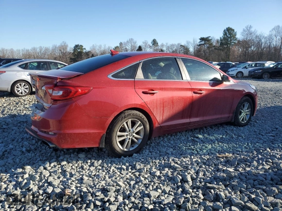 2017 Hyundai Sonata 2.4L with VIN 5NPE24AF7HH541197, listed as a Copart auction lot 48657125 with 124,169 mi miles and Salvage Title. Bid and sale history available at carsss.com. Image 3.