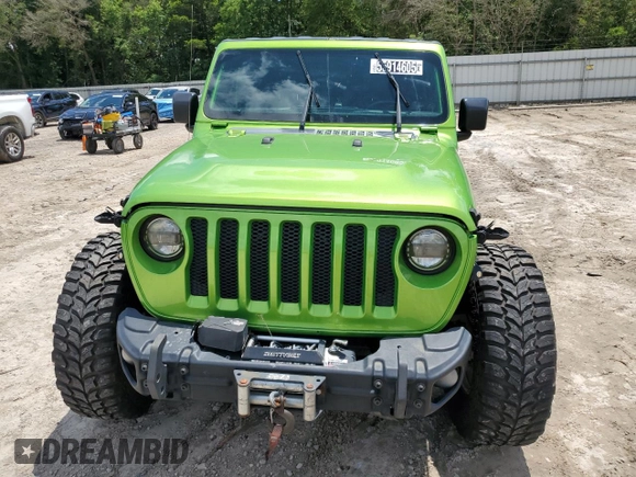 2018 Jeep Wrangler Unlimited Sport S with VIN 1C4HJXDN6JW332280, listed as a Copart auction lot 55914605 with 135,998 mi miles and Clean title. Bid and sale history available at DreamBid. Image 5.