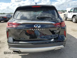 2024 Infiniti QX50 Luxe z VIN 3PCAJ5BA6RF105774, wystawiony jako Copart lot #44301445 z przebiegiem 2 532 mil mil oraz Szkoda całkowita • Salvage title. Historia ofert i sprzedaży dostępna na DreamBid. Obrazek 6.