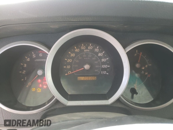 2007 Toyota 4Runner SR5 with VIN JTEBT14R270065601, listed as a Copart auction lot 47320325 with 208,305 mi miles and Salvage Title. Bid and sale history available at DreamBid. Image 9.