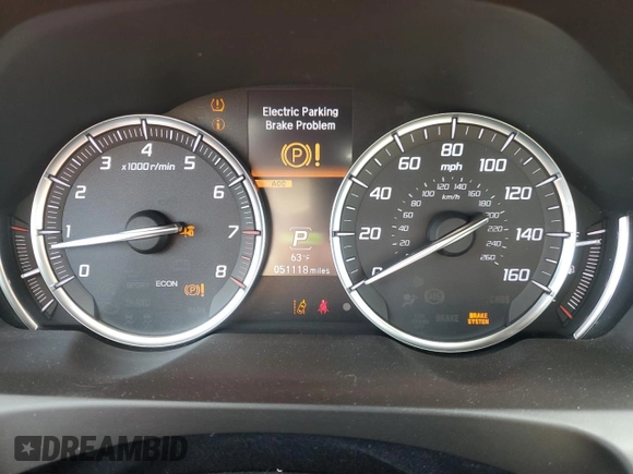 2020 Acura TLX с VIN 19UUB1F38LA016028, выставлен на аукционе Copart как лот 51489205 с пробегом 51 118 миль миль и Списание • Salvage title. История ставок и продаж доступна на DreamBid. Изображение 9.