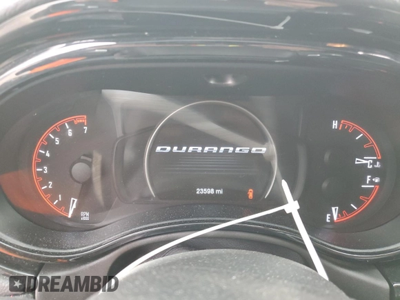 2023 Dodge Durango GT with VIN 1C4RDJDG2PC674300, listed as a Copart auction lot 49504525 with 23,598 mi miles and Salvage Title. Bid and sale history available at DreamBid. Image 9.