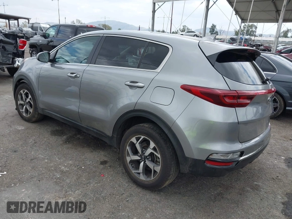 2020 Kia Sportage LX with VIN KNDPM3AC1L7761371, listed as a IAAI auction lot 42121834 with 38,411 mi miles and . Bid and sale history available at DreamBid. Image 3.