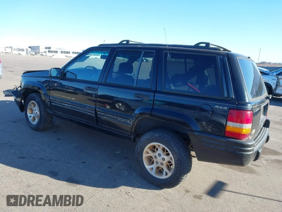 1996 Jeep Grand Cherokee Limited with VIN 1J4GZ78S5TC196338, listed as a IAAI auction lot 41199541 with Not provided miles and . Bid and sale history available at DreamBid. Image 3.
