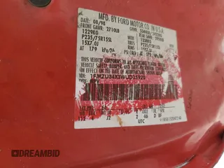 1998 Ford Explorer XL z VIN 1FMZU34X3WUD35920, wystawiony jako Copart lot #57231265 z przebiegiem 182 239 mil mil oraz Szkoda całkowita • Salvage title. Historia ofert i sprzedaży dostępna na DreamBid. Obrazek 13.