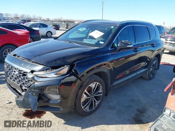 2019 Hyundai Santa Fe Ultimate with VIN 5NMS53AA1KH119486, listed as a IAAI auction lot 41386756 with 53,343 mi miles. Bid and sale history available at carsss.com. Image 17.