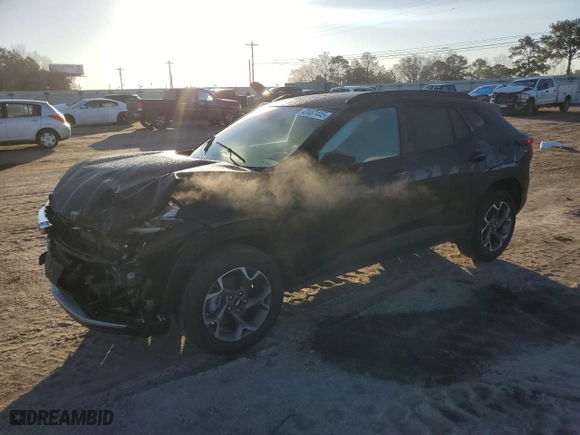 2025 Chevrolet Trax LT with VIN KL77LHEP9SC102793, listed as a Copart auction lot 43467445 with 3,730 mi miles and Salvage Title. Bid and sale history available at carsss.com. Image 1.