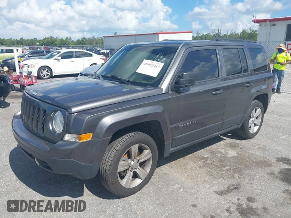 2017 Jeep Patriot Latitude with VIN 1C4NJPFB2HD183328, listed as a IAAI auction lot 41315215 with 78,453 mi miles and . Bid and sale history available at carsss.com. Image 2.