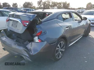 2017 Nissan Maxima SV with VIN 1N4AA6AP7HC387081, listed as a IAAI auction lot 41710501 with 144,538 mi miles. Bid and sale history available at carsss.com. Image 4.