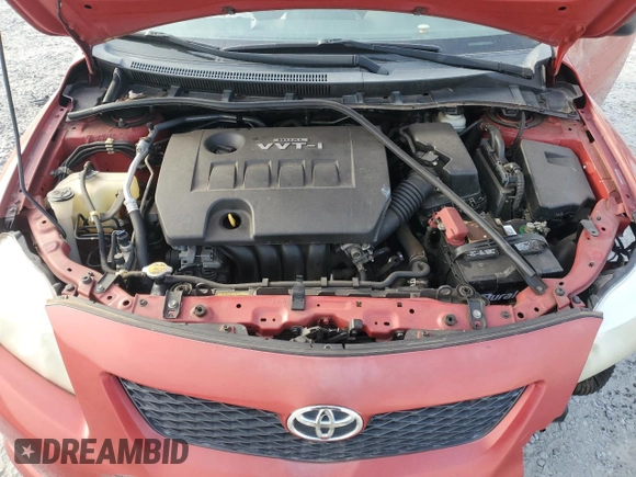 2010 Toyota Corolla with VIN 1NXBU4EE0AZ254273, listed as a Copart auction lot 43318035 with 56,394 mi miles and Salvage Title. Bid and sale history available at DreamBid. Image 13.